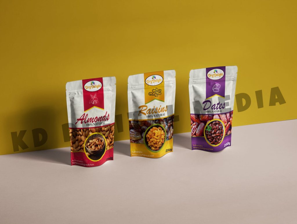 Custom product packaging box with creative design and brand logo